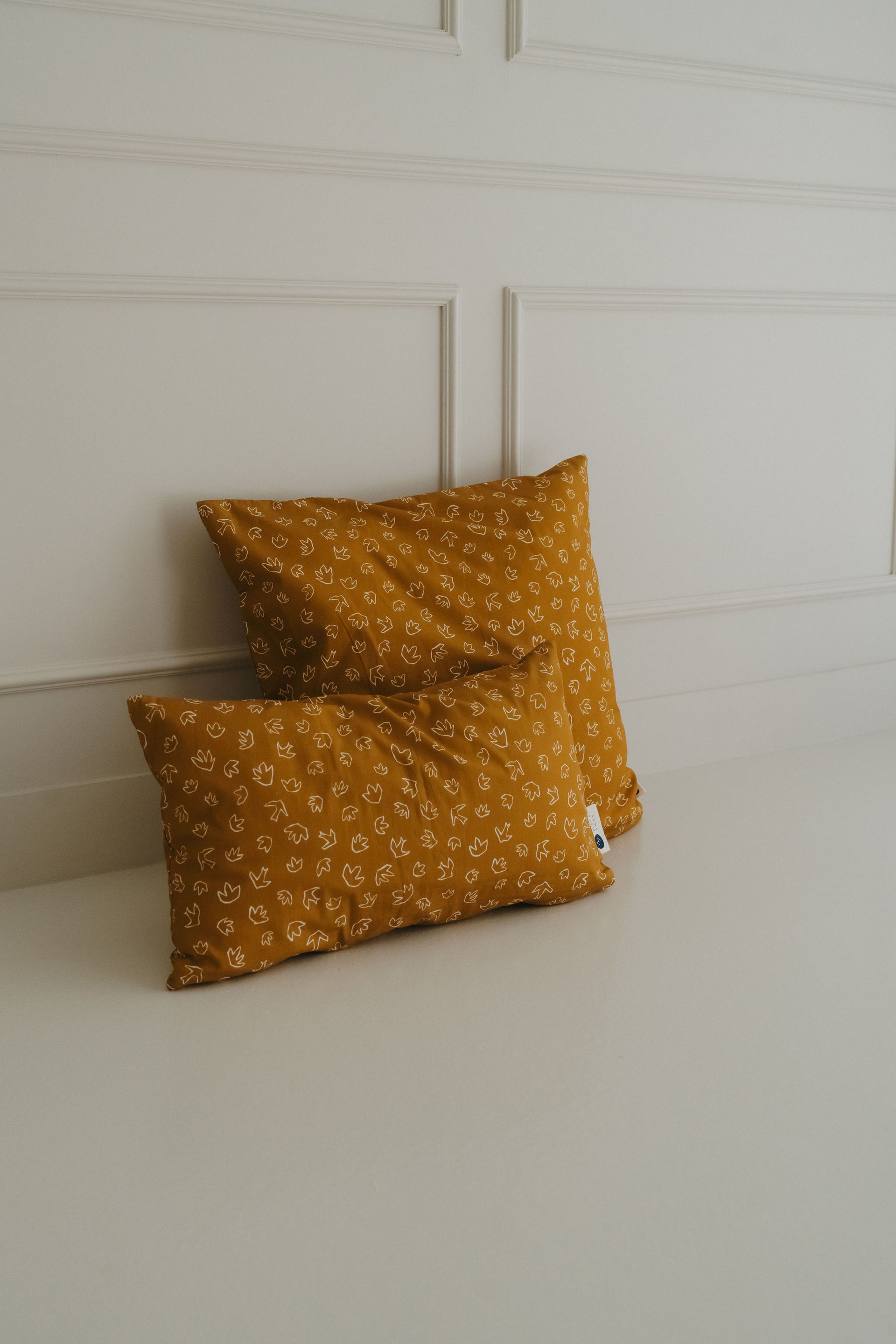 Coussin enfant jaune 