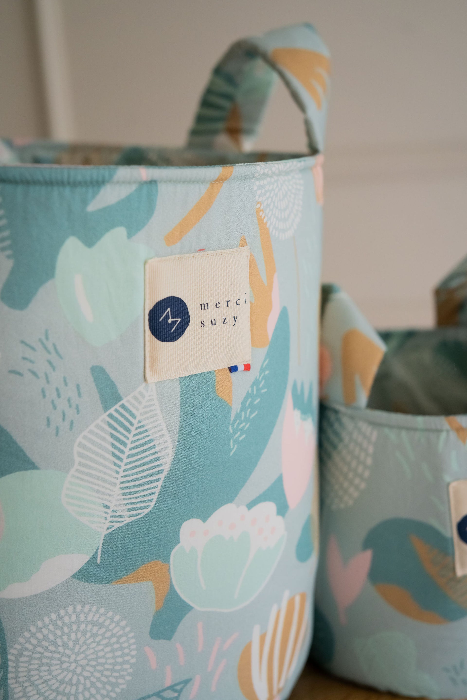 Panier tissu de rangement enfant 