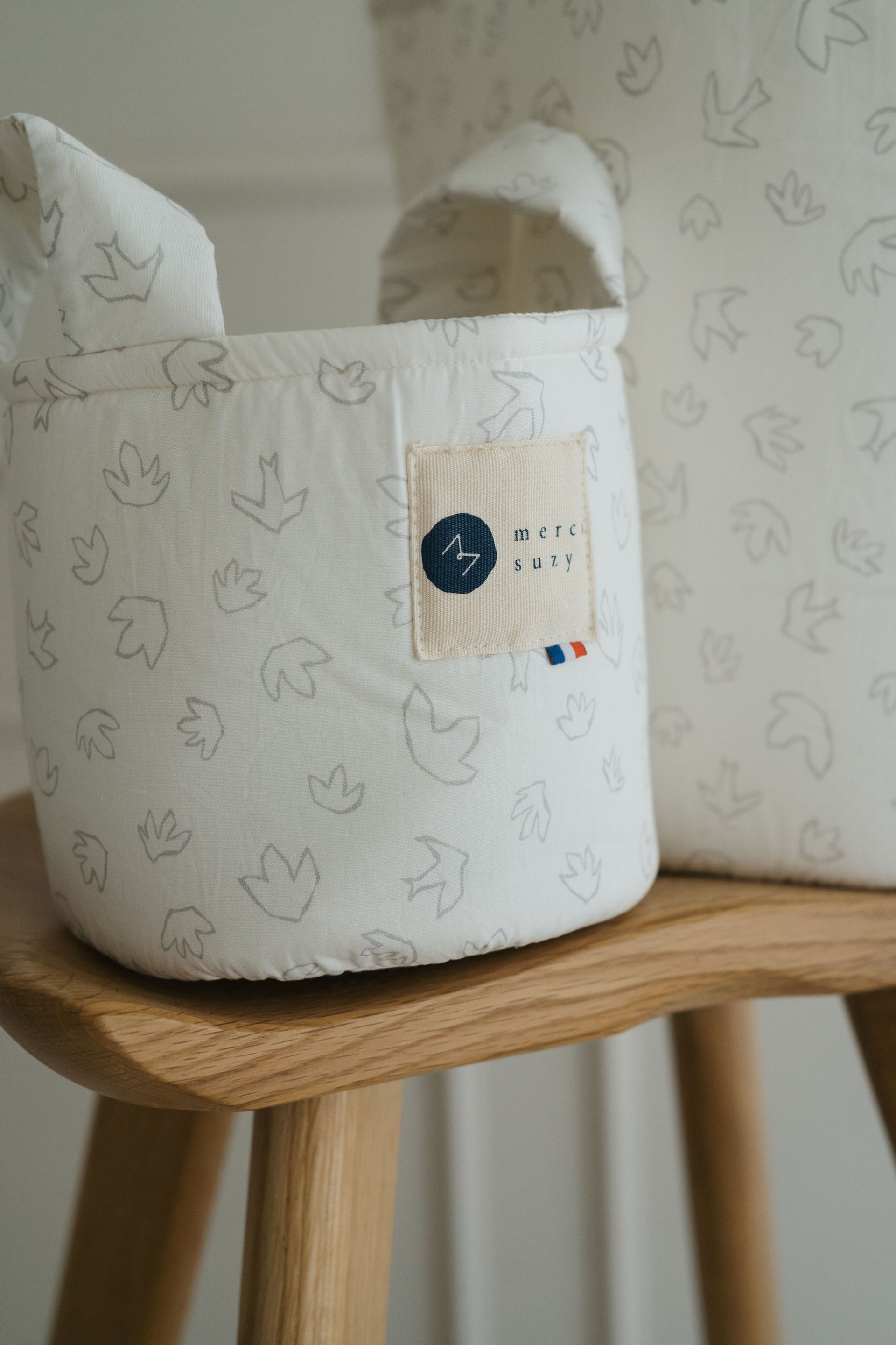 Petit panier bébé blanc