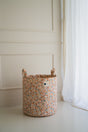 Panier de rangement enfant fleurs