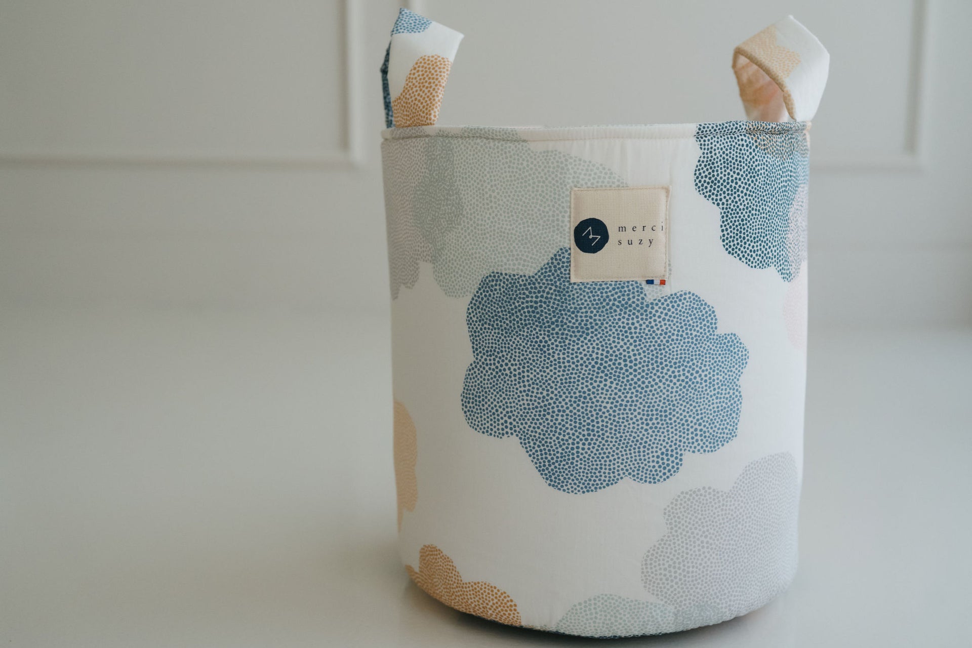 Panier de rangement en tissu lavable