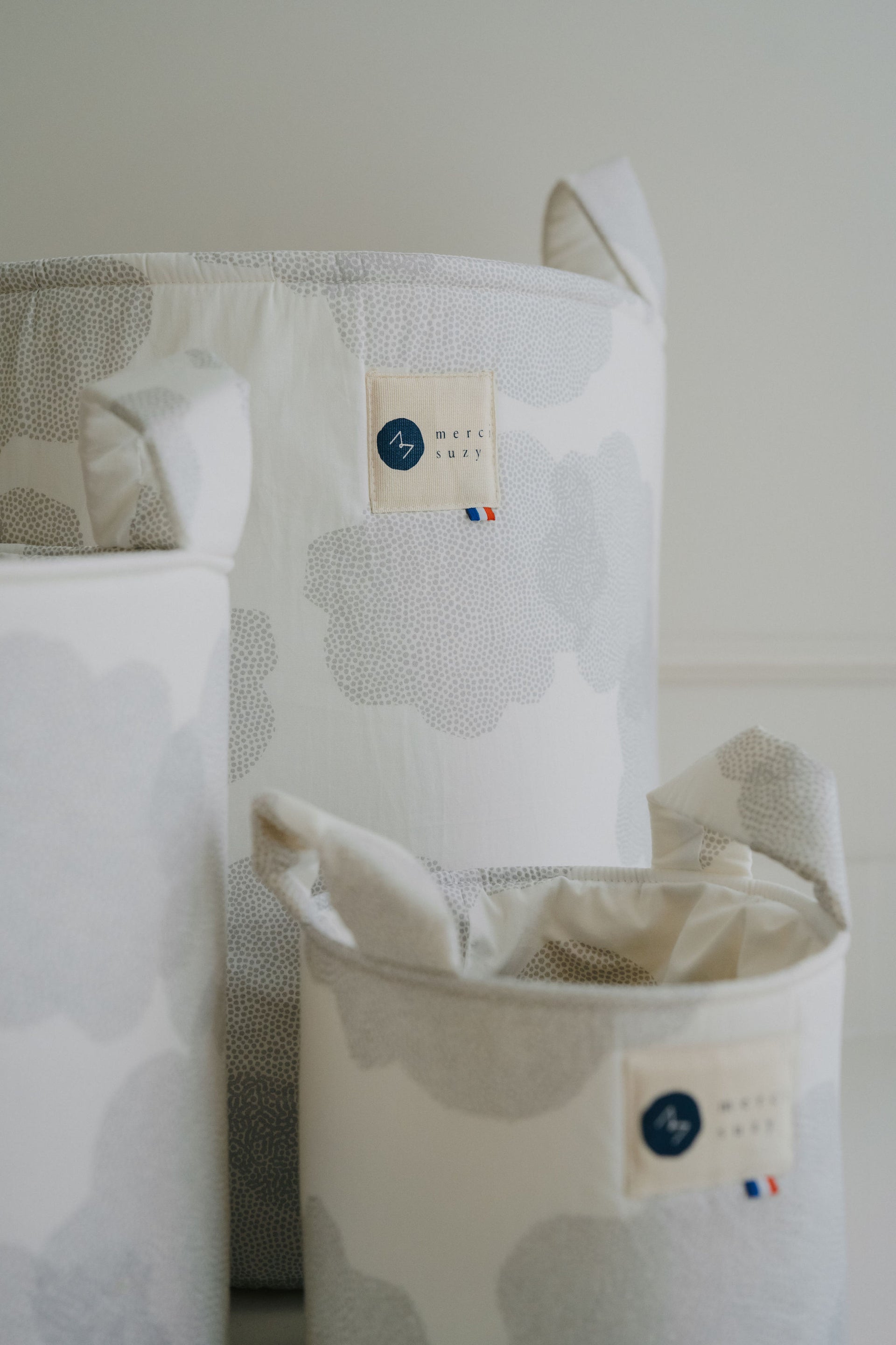 Panier à linge bébé nuage