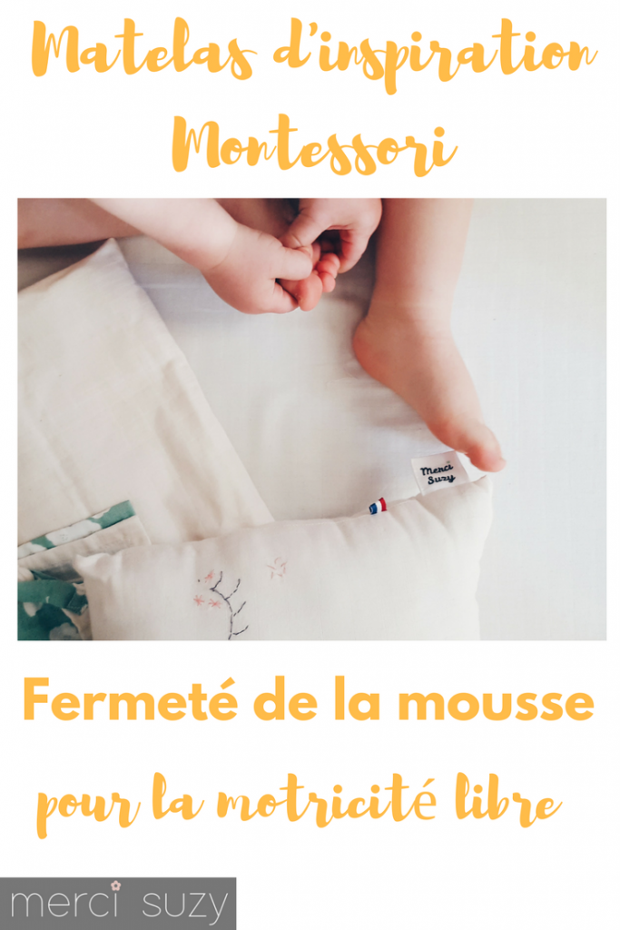 Fermeté et densité de mousse pensée pour l'exercice de la motricité libre