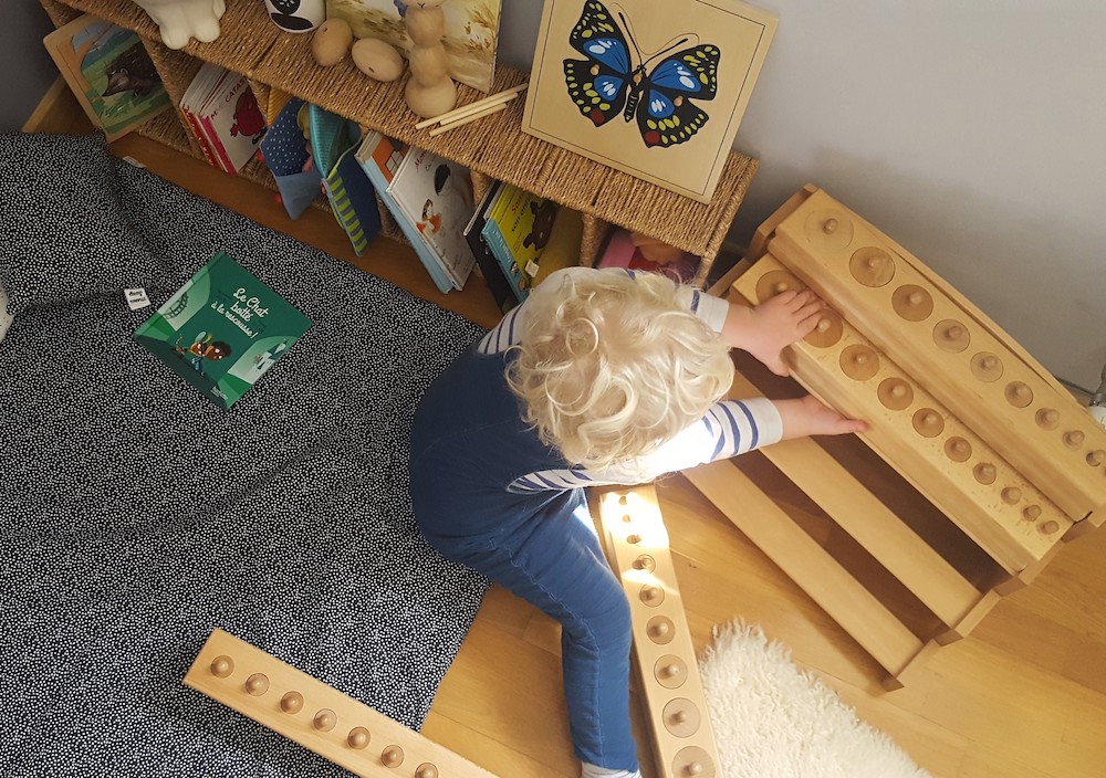 Aménagement chambre Montessori