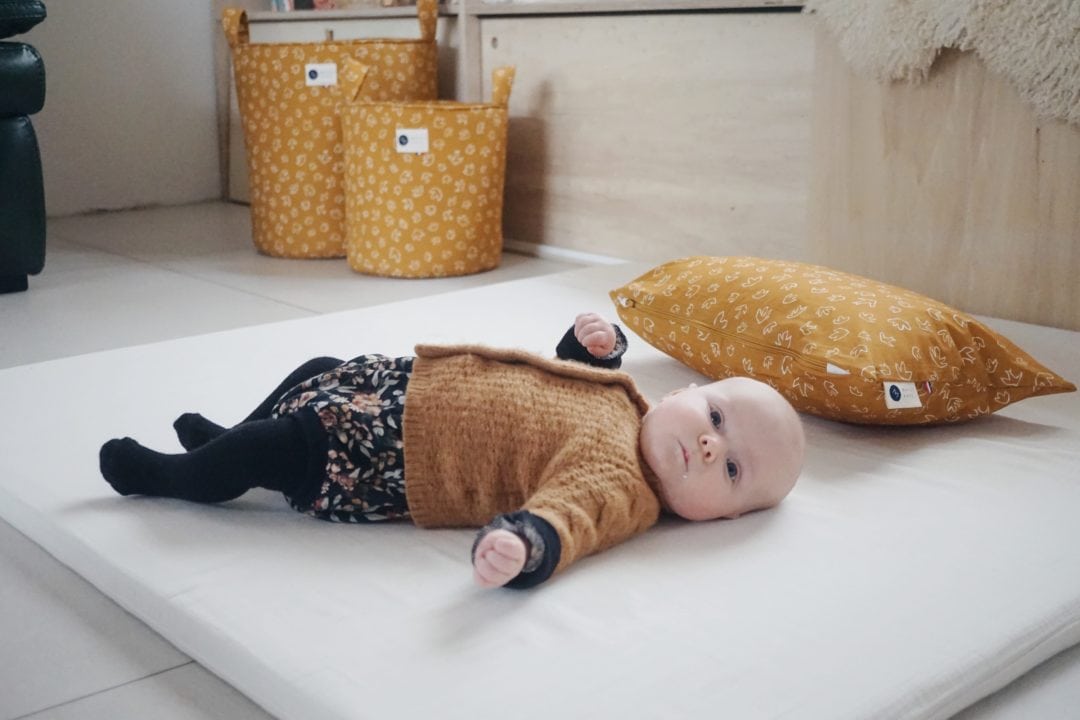 Tapis montessori pour bébé en coton bio - Matelas de sol